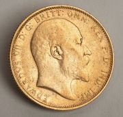 1907 Sovereign, Edward VII, St. George reverse, Sydney Mint, EF. - 2