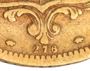 GREAT BRITAIN: 1873 Half Sovereign, Queen Victoria, Shield Reverse, with previously unrecorded Plate Number 276 below the shield, F. - 2