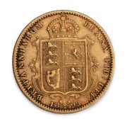1881 Half Sovereign, Queen Victoria Young Head, and 1893 Queen Victoria Jubilee Head, Shield Reverses, Melbourne Mint, (2). - 4