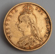 1881 Half Sovereign, Queen Victoria Young Head, and 1893 Queen Victoria Jubilee Head, Shield Reverses, Melbourne Mint, (2). - 5