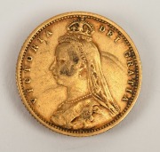 GREAT BRITAIN: Queen Victoria era Half Sovereigns with Shield Reverses: 1841, 1863, 1866,1876 and 1892. Mixed condition. (5) - 11