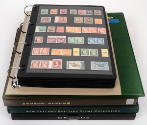 NEW ZEALAND: A diverse accumulation in two Hagner binders, mainly QEII period in blocks and singles, and including some Dependency issues; noted 1940 Centenary two almost complete sets, 1960 Pictorials to &pound;1, QEII 1d & 2d imperf. pairs, many miniature she
