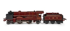 HORNBY "ROYAL SCOT" (O Gauge) vintage tinplate electric locomotive and tender.
