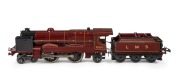 HORNBY "ROYAL SCOT" (O Gauge) vintage tinplate electric locomotive and tender.