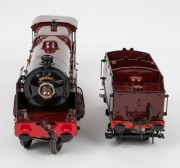 HORNBY "ROYAL SCOT" (O Gauge) vintage tinplate electric locomotive and tender. - 3