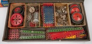 MECCANO construction engineering toys in original metal and card boxes. - 3