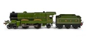 HORNBY "FLYING SCOTSMAN" (O Gauge) vintage tinplate electric locomotive and tender (refinished).