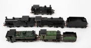HORNBY (O Gauge) group of five electric locomotives with two tenders, (7 items).