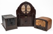 Three assorted vintage radios including COLUMBUS and PHILIP note: missing some components, ​​​​​​​the largest 41cm high.