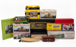 Assorted models and toys, including Boomaroo tram, HORNBY clockwork boat and assorted boxed toys, (qty).