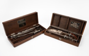 MCCARTHY VISUAL SYSTEM: Stern-McCarthy Prostatic Electrotome, together with McCarthy Foroblique Pan-Endoscope, both instruments of 1930s manufacture by American Cystoscope Makers Inc., each in bespoke timber case with several modular steel accessories. (2 items)