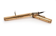 THOMAS HOWARD (1877 - 1965): A gold-filled Wahl-Eversharp fountain pen, engraved "To T.H. HOWARD from The Vets - 22 : 2 : 30".
