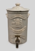 CORNWELL'S POTTERY BRUNSWICK "PRIZE DRIPSTONE FILTER, MELBOURNE" antique water filter, 19th/20th century, 38cm high.