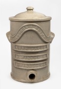 CHAMBERS & SEYMOUR GERM PROOF FILTER, MELBOURNE antique Australian pottery water filter, attractive small size, 19th/20th century, 33cm high.