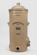 THE BERKEFELD FILTER Co. antique English pottery water filter, early 20th century, 65cm high.