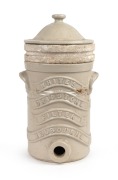 WHITE'S DRIPSATYONE FILTER MELBOURNE antique Australian pottery water filter, 19th/20th century, ​​​​​​​41cm high.