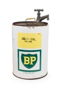 BP GEAR OIL five gallon tin with tap, 52cm high