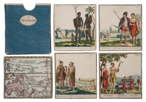 Johann Georg KLINGER (1764 - 1906) & Johann Wolfgang MULLER, "V. AUSTRALIER", in the original slipcase with contents of the 5th portion of the collection of similar cases titled in German or French "Description of different remarkable peoples from the fiv