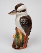 ANITA REAY pottery kookaburra statue, impressed map of Australia mark to base, 21cm high.