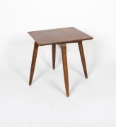 FEATHERSTON (in the manor of) television table with revolving top, circa 1956, 50cm high, 51cm wide, 45.5cm deep - 2