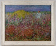 Four assorted framed posters and prints, the largest 86 x 60cm overall. - 3