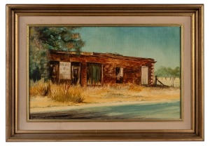ARTHUR HAMBLIN (1933 - ), Old Pub, Stratfieldsaye, oil on board, signed and titled lower left, ​​​​​​​24 x 39cm, 35 x 50cm overall.