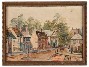 ARTIST UNKNOWN, Sir Matthews Flinders House, watercolour, pencil inscription verso, ​​​​​​​17 x 22cm overall.