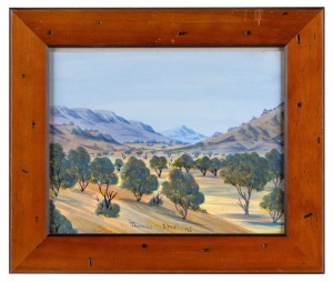 THOMAS STEPHENS (active 1930s), (Hermannsburg landscape), watercolour, signed lower centre "Thomas Stephens", 20 x 25cm, 28 x 33cm overall.