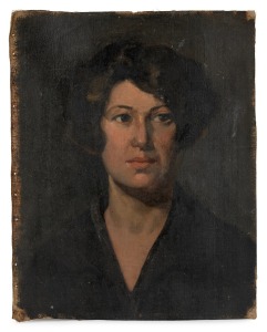 E.M. BLYTH: A collection of twenty portraits, twelve female and eight male, oil on canvas (apart from one oil on board), early 20th century, the largest 50 x 39cm overall.