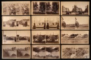 NEW ZEALAND THROUGH THE CAMERA group of twelve stereoview cards by Burton Brothers of Dunedin, each card bearing photographer's paper label with handwritten notation.