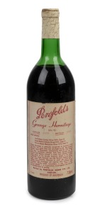 PENFOLDS GRANGE HERMITAGE, Bin 95, 1972 vintage red wine, 738ml, (one bottle).