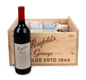 PENFOLDS Bin 95 Grange Hermitage, 2012 vintage, six bottles in original crate.