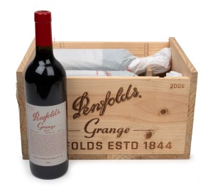 PENFOLDS Bin 95 Grange Hermitage, 2009 vintage, six bottles in original crate.