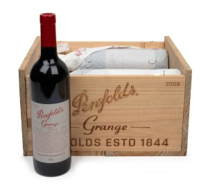 PENFOLDS Bin 95 Grange Hermitage, 2008 vintage, six bottles in original crate.