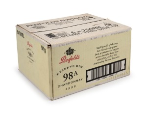 PENFOLDS Reserve Bin 98A, chardonnay, 1998 vintage, six bottles in original box.