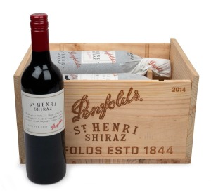 PENFOLDS "St Henri" shiraz, 2014 vintage, six bottles in original crate.