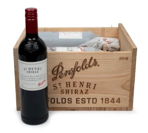 PENFOLDS "St Henri" shiraz, 2016 vintage, six bottles in original crate.