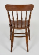 GEORGE PEDDLE antique blackwood chair with jawbone supports and saddle seat, Tasmanian origin, late 19th century, 88cm high. - 3
