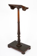 A rare Colonial Australian cedar lectern with turned column and platform base, early to mid 19th century. Note: Has been electrified at a later date. 117cm high. - 3