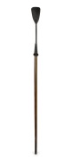 Heavy spade head whaling tool with later finish, 20th century, purported to have come from the whaling station at Frenchman's Bay, Western Australia, 192cm long overall.