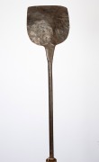 An antique heavy flensing spade, purported to have come from Castle Rock whaling station, Busselton, Western Australia (A shore based station which operated from 1846-1872), 188cm long overall. - 3
