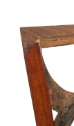 CAFE AUSTRALIA important blackwood dining chair designed by WALTER BURLEY GRIFFIN & MARION MAHONY GRIFFIN, manufactured by HARRY GOLDMAN of Melbourne, circa 1916. Note: Top rail, bottom shelf replaced and inside seat support professionally replaced, origi - 8
