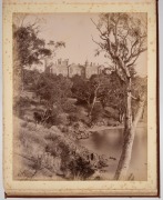 PHOTOGRAPHS OF TASMANIA by J.W. BEATTIE housed in an attractive album with gilt title to the cover, containing 23 albumen prints affixed to pages with hand-written notations and printed captions, images mainly 21 x 26.5 cm. - 3