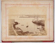 ROYAL PHOTOGRAPHIC ALBUM OF AUSTRALIA, "Lawrence Frost&rsquo;s Compendium Of His Views Of Australia, The City Views", circa 1879. An attractive half-morroco album in brown cloth boards with embossed gilt lettering and pictorial fern decoration, housing 25 album - 4