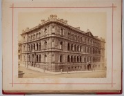 ROYAL PHOTOGRAPHIC ALBUM OF AUSTRALIA, "Lawrence Frost&rsquo;s Compendium Of His Views Of Australia, The City Views", circa 1879. An attractive half-morroco album in brown cloth boards with embossed gilt lettering and pictorial fern decoration, housing 25 album - 5