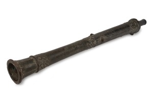 An antique Lantaka boat gun cannon, South East Asian origin, 18th century, 115cm long.