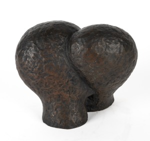 MICHAEL MESZAROS (1945 - ), untitled cast bronze sculpture, signed "Michael Meszaros, 1975", ​​​​​​​18cm high
