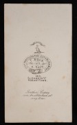 [TASMANIAN INTEREST] A circa 1868 carte-de-visite featuring Mary Anne Nevin (1844-1878), sister of Thomas Nevin, produced by T. Nevin late A. Bock (Hobart). - 2