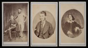 [TASMANIAN INTEREST] Group of cartes-de-visite by Samuel Clifford (Launceston), one featuring two of Charles Headlam's sons (John and a bearded Anthony). (3 items)