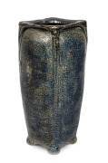 MARTIN BROTHERS rare English stoneware pottery vase, adorned with sgraffito grotesque fish and crabs, circa 1913, incised "Martin Brothers, London, Southall, 3-1913", 24.5cm high. - 2